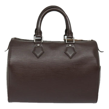 LOUIS VUITTON Epi Speedy 25 Hand Bag Mocha M5903D LV Auth 81727