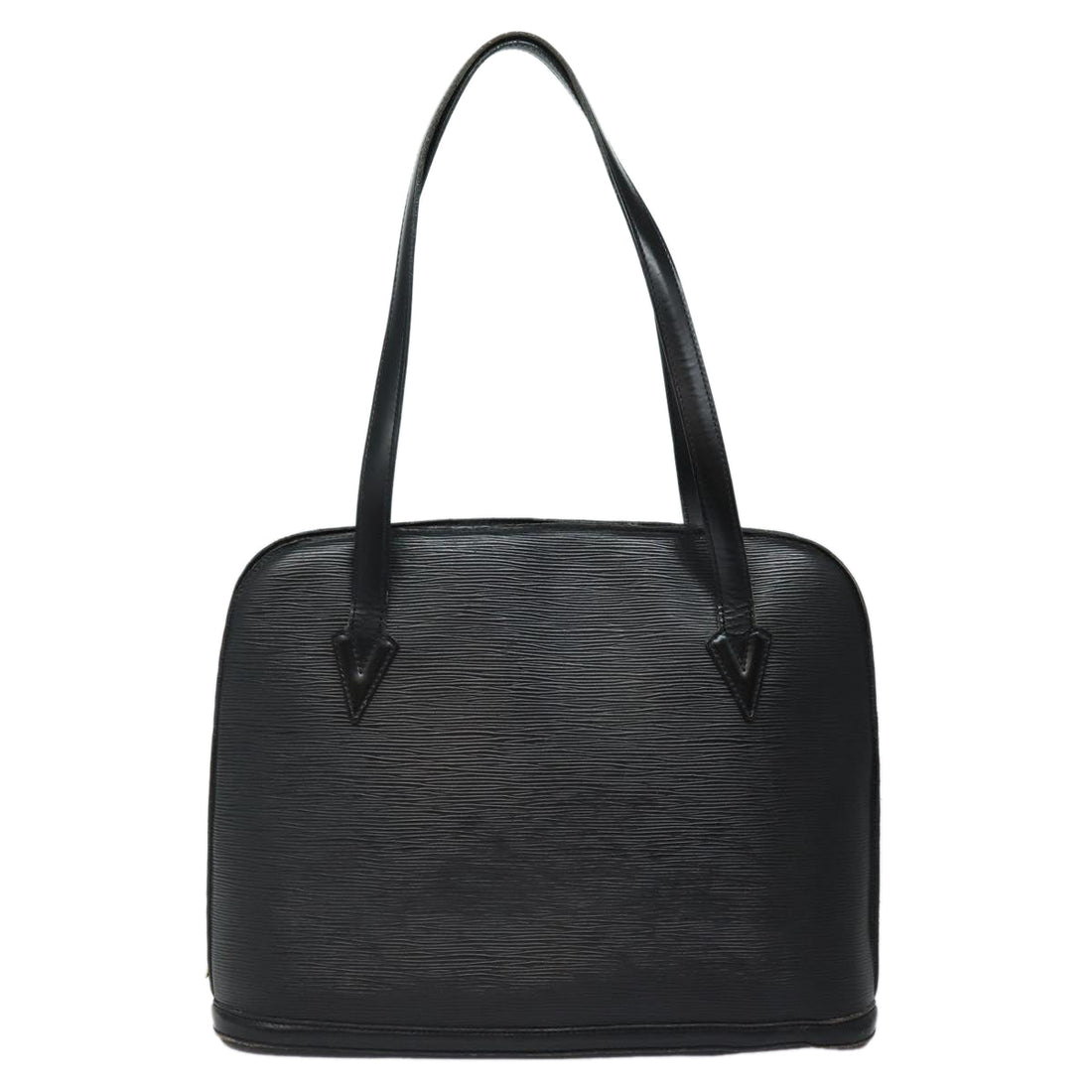 LOUIS VUITTON Epi Lussac Shoulder Bag Black M52282 LV Auth 81770