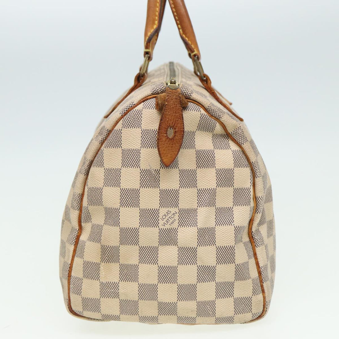 LOUIS VUITTON Damier Azur Speedy 30 Hand Bag N41533 LV Auth 81778