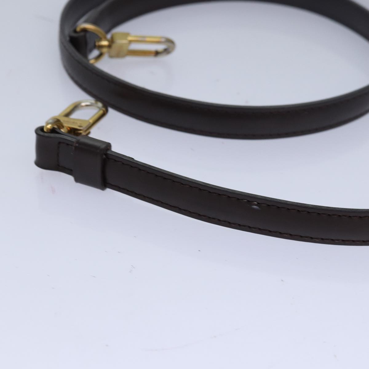 LOUIS VUITTON Damier Adjustable Shoulder Strap 37.4"-44.5" Brown LV Auth 82236