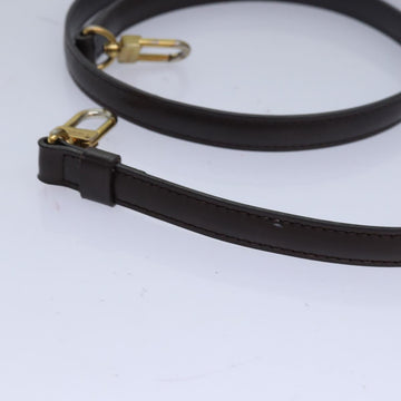 LOUIS VUITTON Damier Adjustable Shoulder Strap 37.4"-44.5" Brown LV Auth 82236