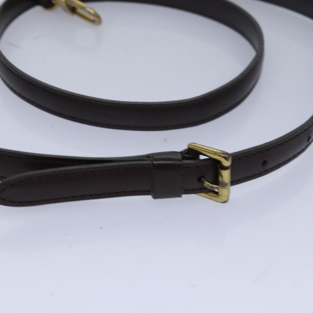 LOUIS VUITTON Damier Adjustable Shoulder Strap 37.4"-44.5" Brown LV Auth 82236