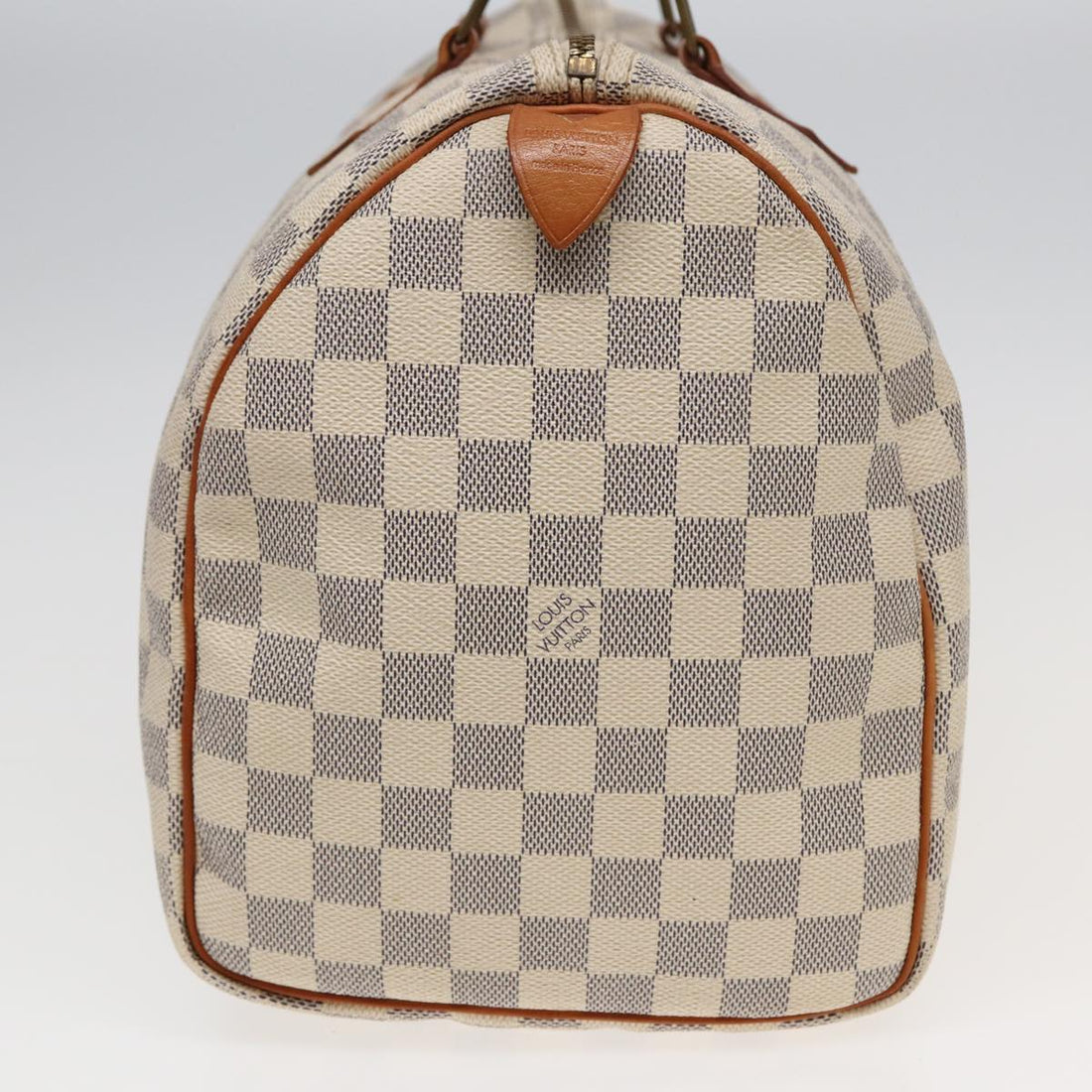 LOUIS VUITTON Damier Azur Speedy 35 Hand Bag N41535 LV Auth 82321