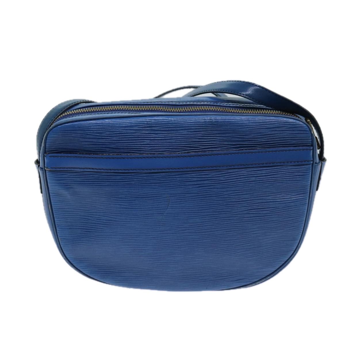 LOUIS VUITTON Epi June Feuille Shoulder Bag Blue M52155 LV Auth 82373