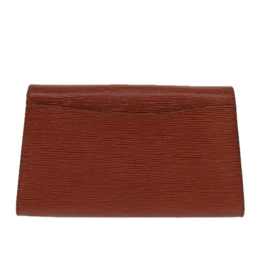 LOUIS VUITTON Epi Art Deco Clutch Bag Brown M52633 LV Auth 82376
