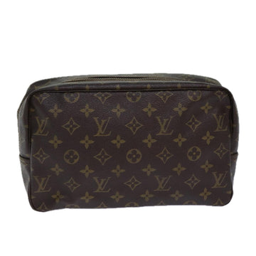 LOUIS VUITTON Monogram Trousse Toilette 28 Clutch Bag M47522 LV Auth 82413