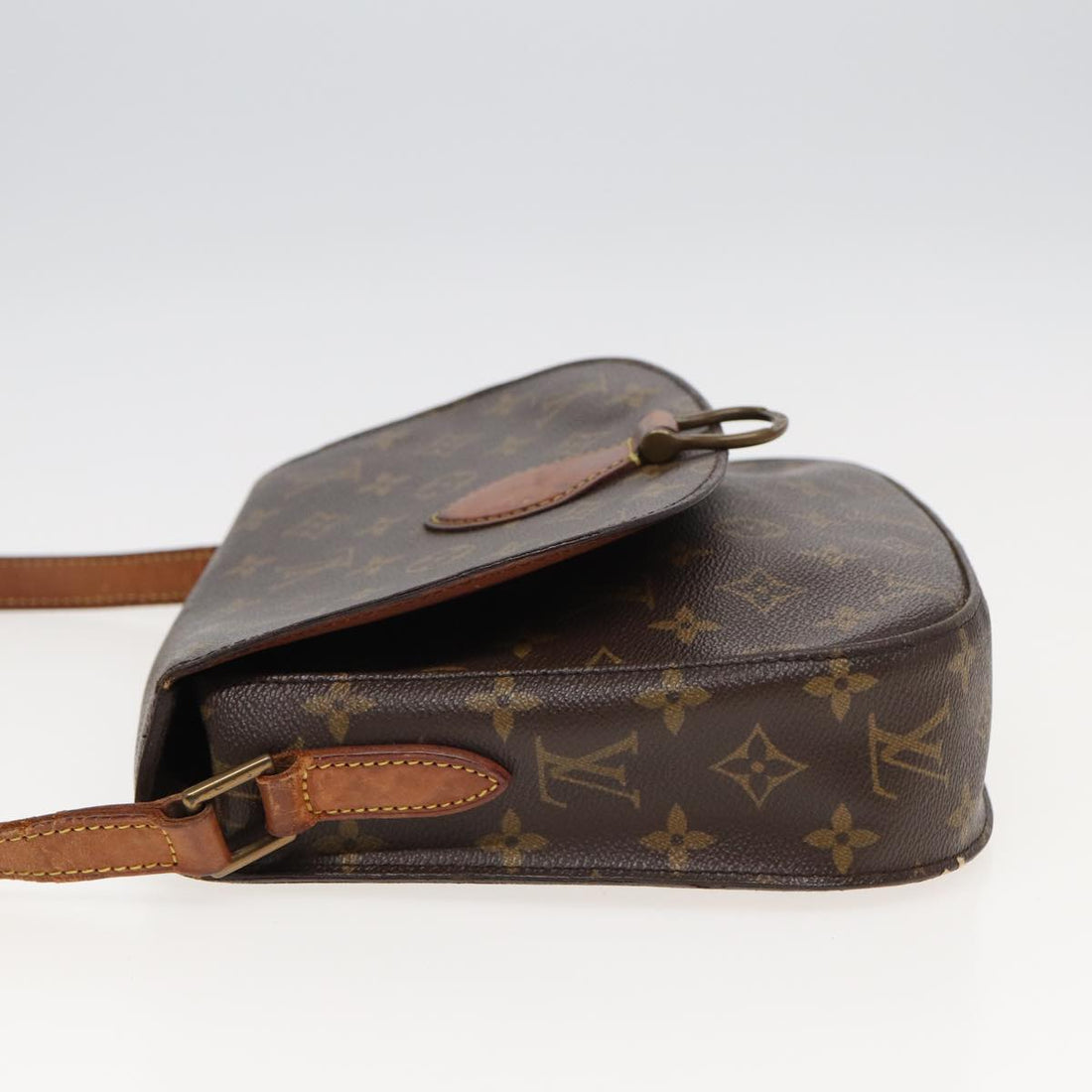 LOUIS VUITTON Monogram Saint Cloud GM Shoulder Bag M51242 LV Auth 82498
