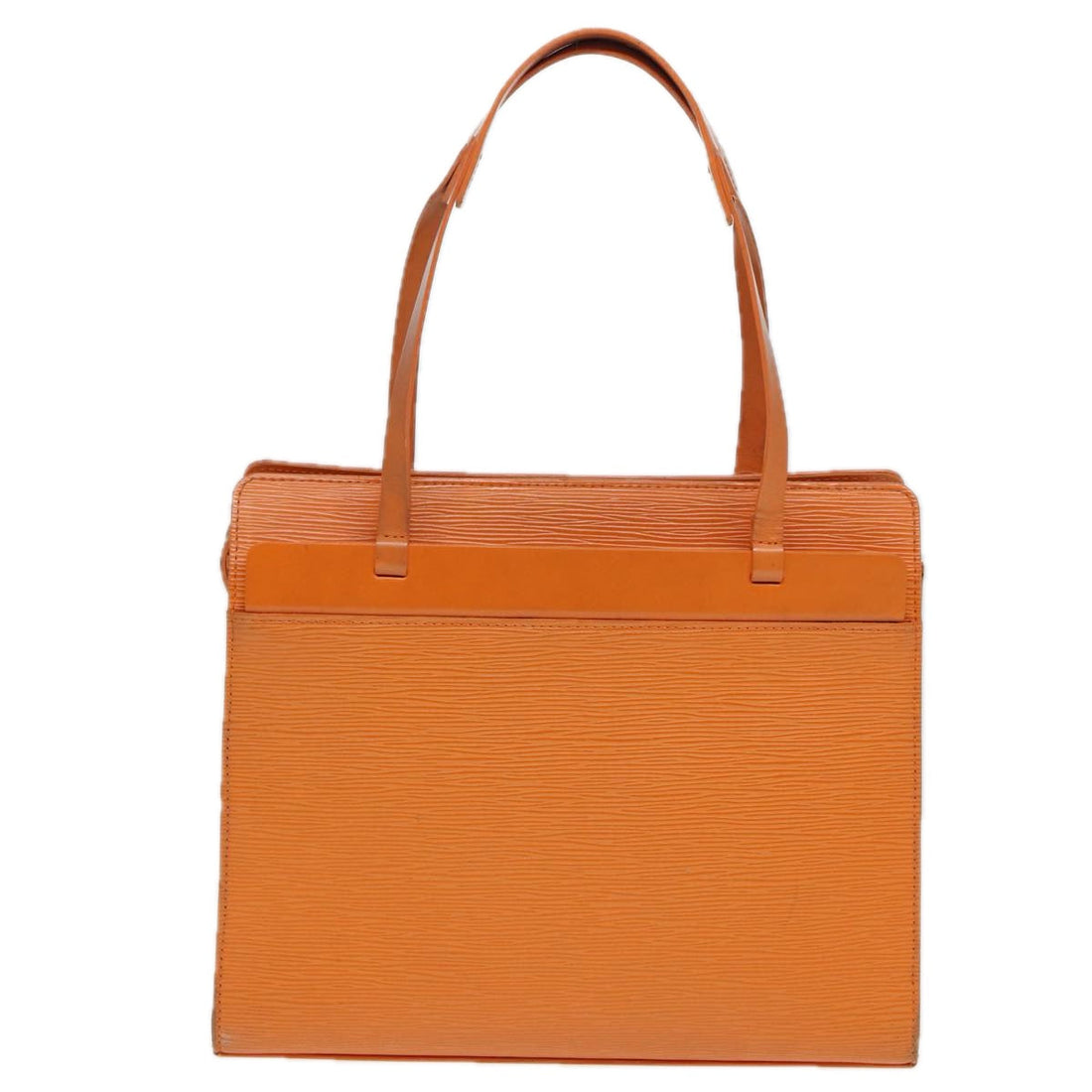 LOUIS VUITTON Epi Croisette PM Tote Bag Orange Mandarin M5249H LV Auth 82579