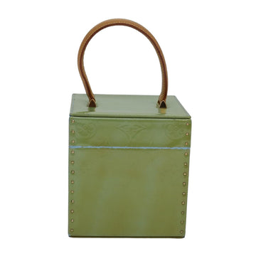 LOUIS VUITTON Monogram Vernis Bleecker Pouch Baby Blue M91003 LV Auth 82619