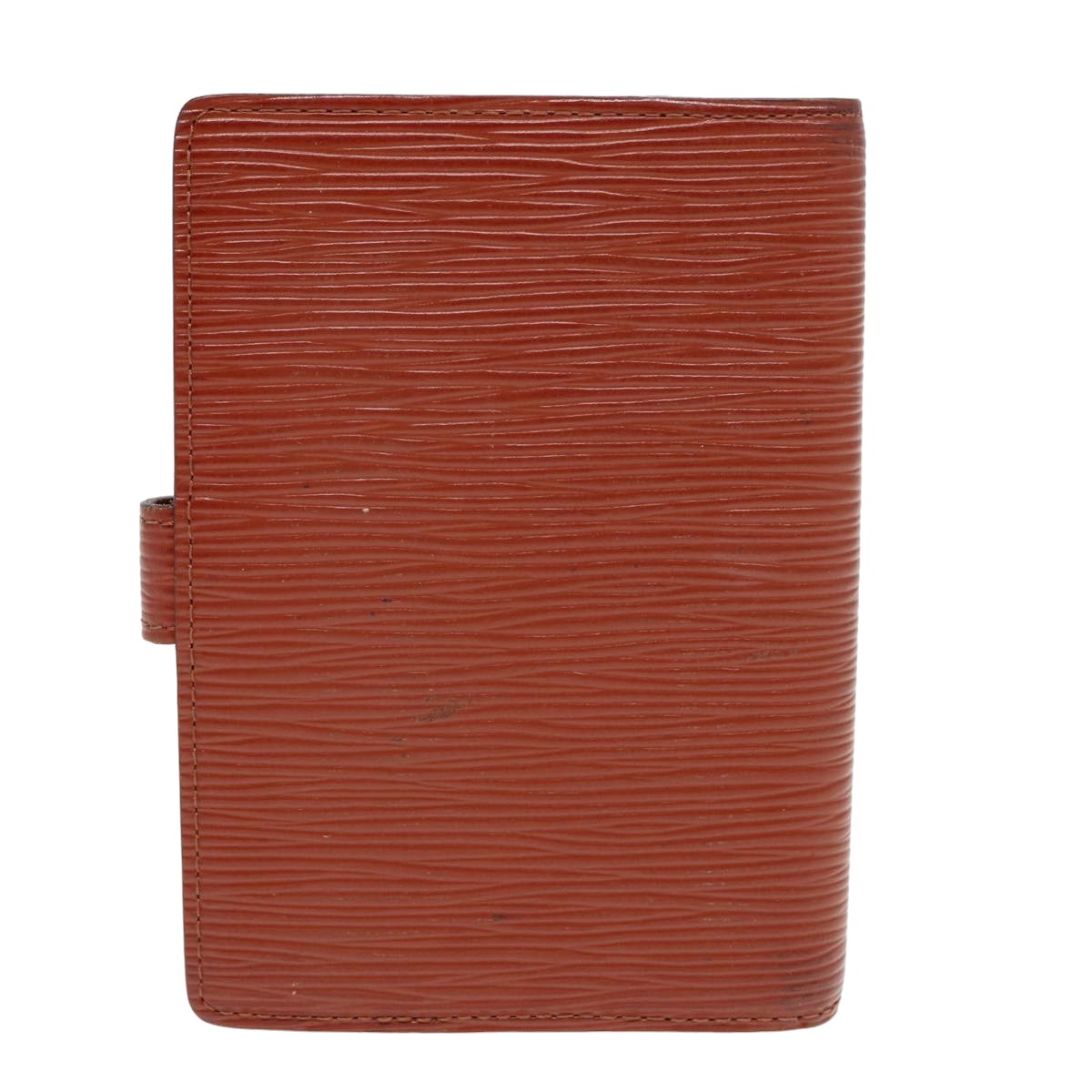 LOUIS VUITTON Epi Agenda PM Day Planner Cover Brown R20053 LV Auth 82717
