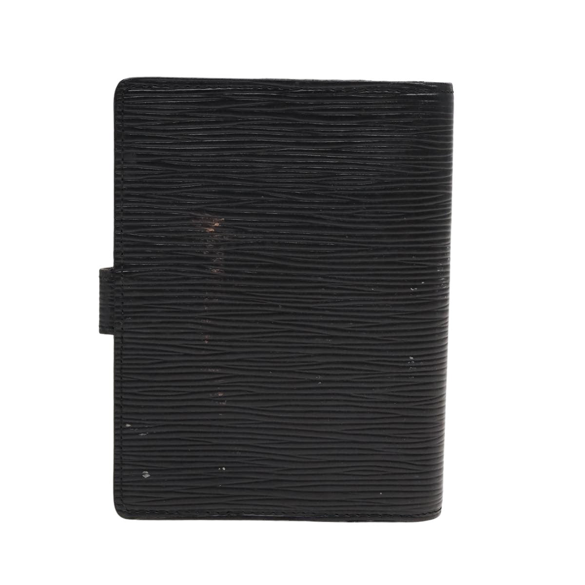 LOUIS VUITTON Epi Agenda PM Day Planner Cover Black R20052 LV Auth 82721