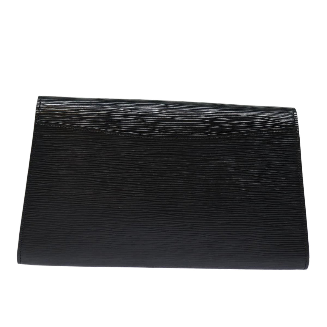 LOUIS VUITTON Epi Art Deco Clutch Bag Black M52632 LV Auth 82936
