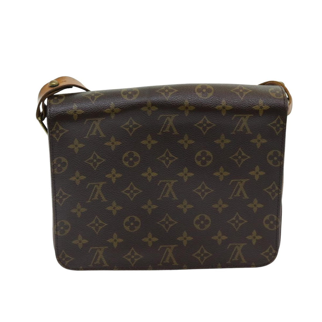 LOUIS VUITTON Monogram Cartouchiere GM Shoulder Bag M51252 LV Auth 83244
