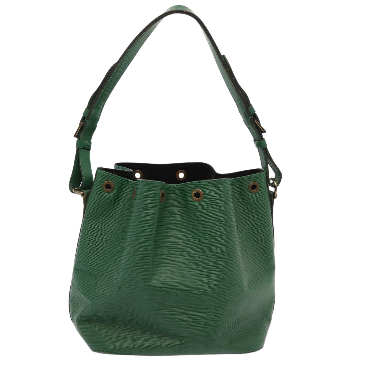 LOUIS VUITTON Epi Petit Noe Shoulder Bag Green M44104 LV Auth 83408