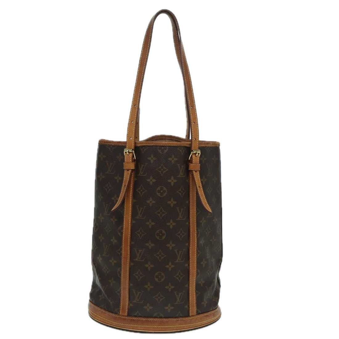 LOUIS VUITTON Monogram Bucket GM Shoulder Bag M42236 LV Auth 83897
