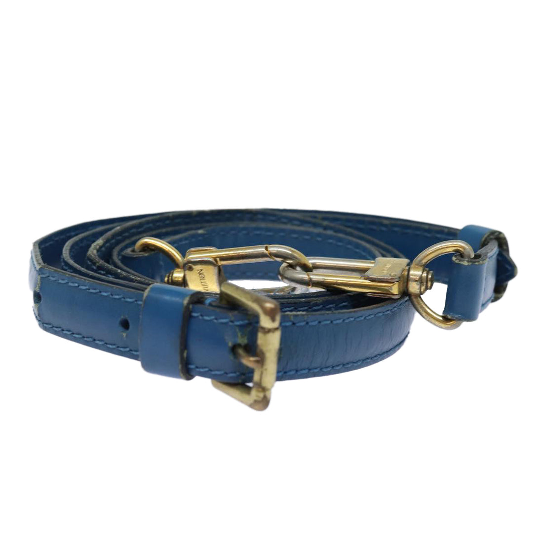 LOUIS VUITTON Epi Adjustable Shoulder Strap 37"-44.1" Blue LV Auth 83967