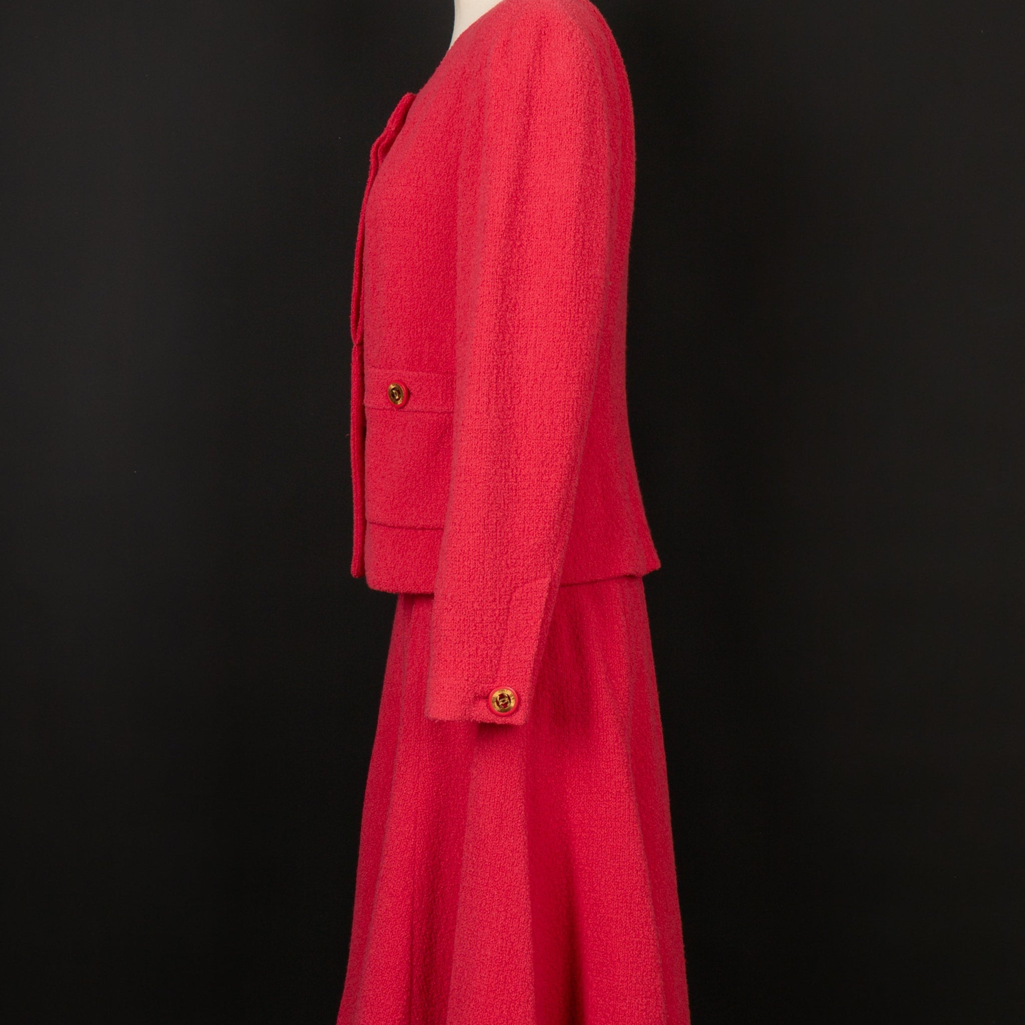 Ensemble tailleur rose Chanel