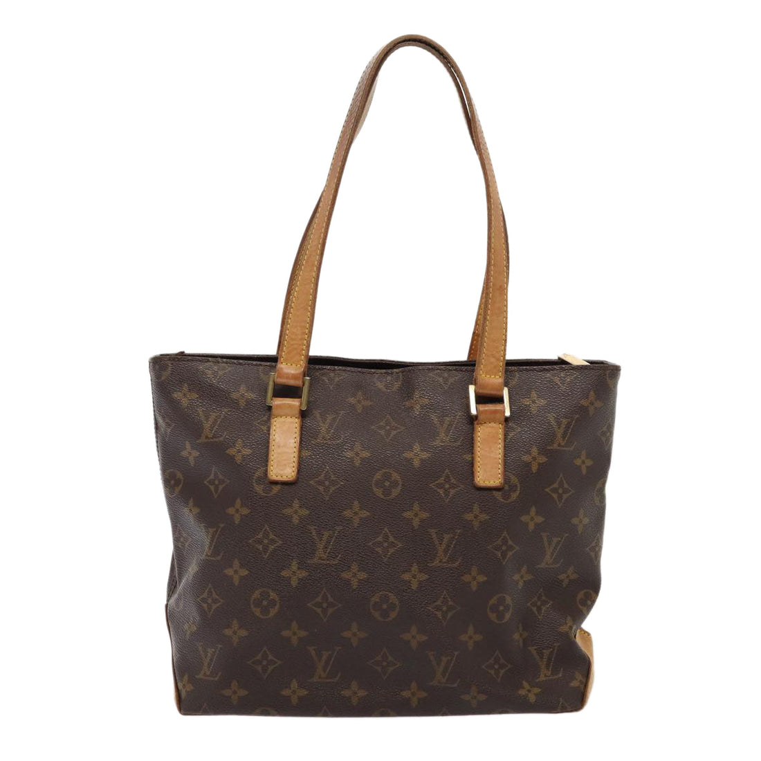 LOUIS VUITTON Monogram Cabas Piano Tote Bag M51148 LV Auth 84280