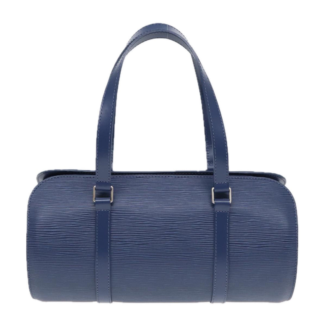 LOUIS VUITTON Epi Soufflot Hand Bag Blue Myrtille M5222G LV Auth 84728A