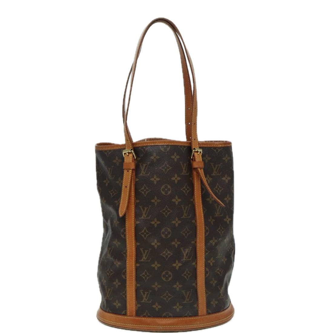 LOUIS VUITTON Monogram Bucket GM Shoulder Bag M42236 LV Auth 84789