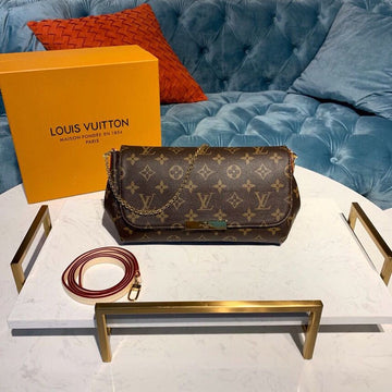 LV Favorite MM Clutch Monogram Canvas For Womtlm, Womtlm’s Handbags, Shoulder And Crossbody Bags 10.2in/26cm LV M40718