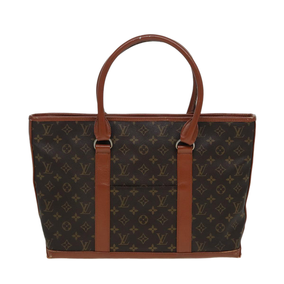LOUIS VUITTON Monogram Sac Weekend PM Tote Bag M42425 LV Auth 84843