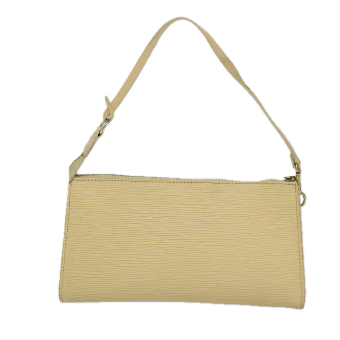 LOUIS VUITTON Epi Pochette Accessoires Pouch Vanilla M5294A LV Auth 84880