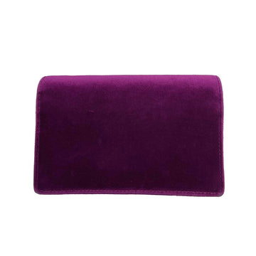 GUCCI - Dionsysus Super Mini - Purple Velvet w/ Removable Chain Crossbody Strap