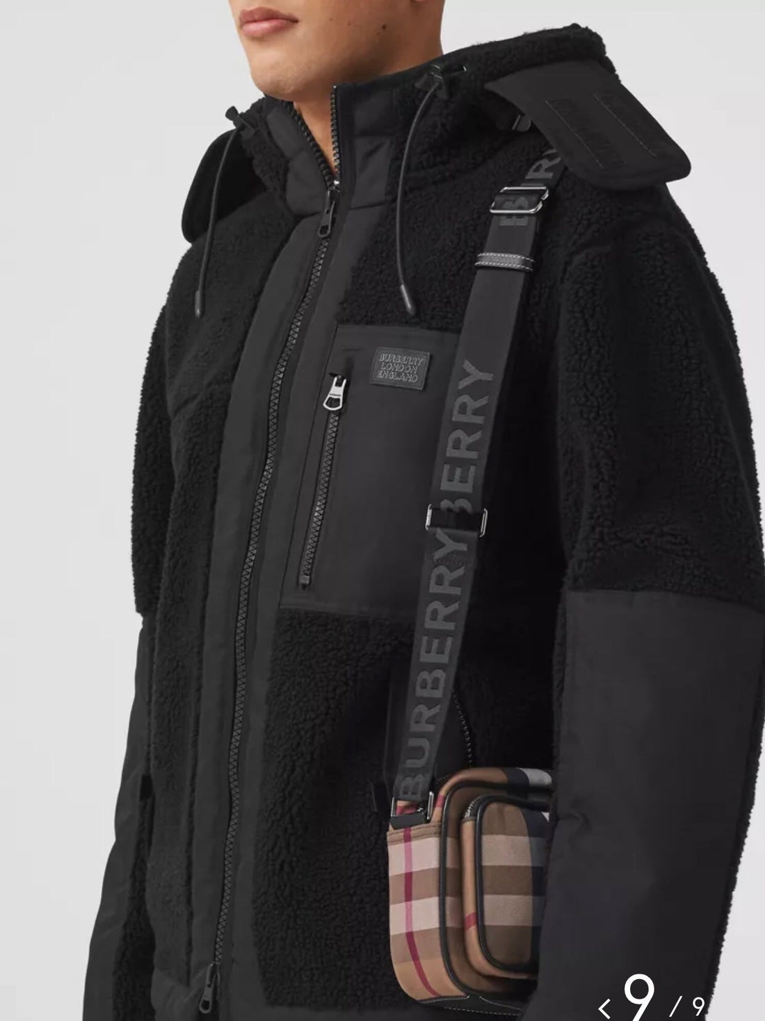 BB Check Crossbody Bag For Mtlm, Bags 8.9in/22.5cm 80491451