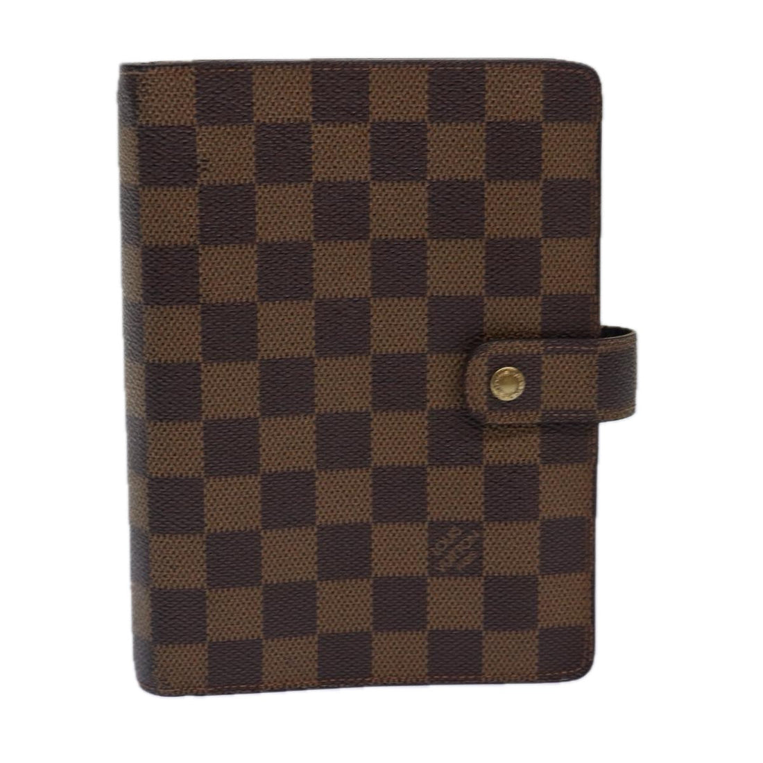 LOUIS VUITTON Damier Ebene Agenda MM Day Planner Cover R20240 LV Auth 85086