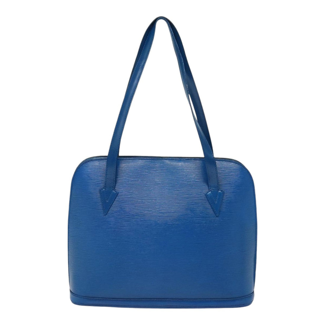 LOUIS VUITTON Epi Lussac Shoulder Bag Blue M52285 LV Auth 85306