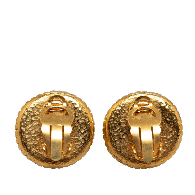 Chanel Vintage Coco Milgreen Earring G   Chanel