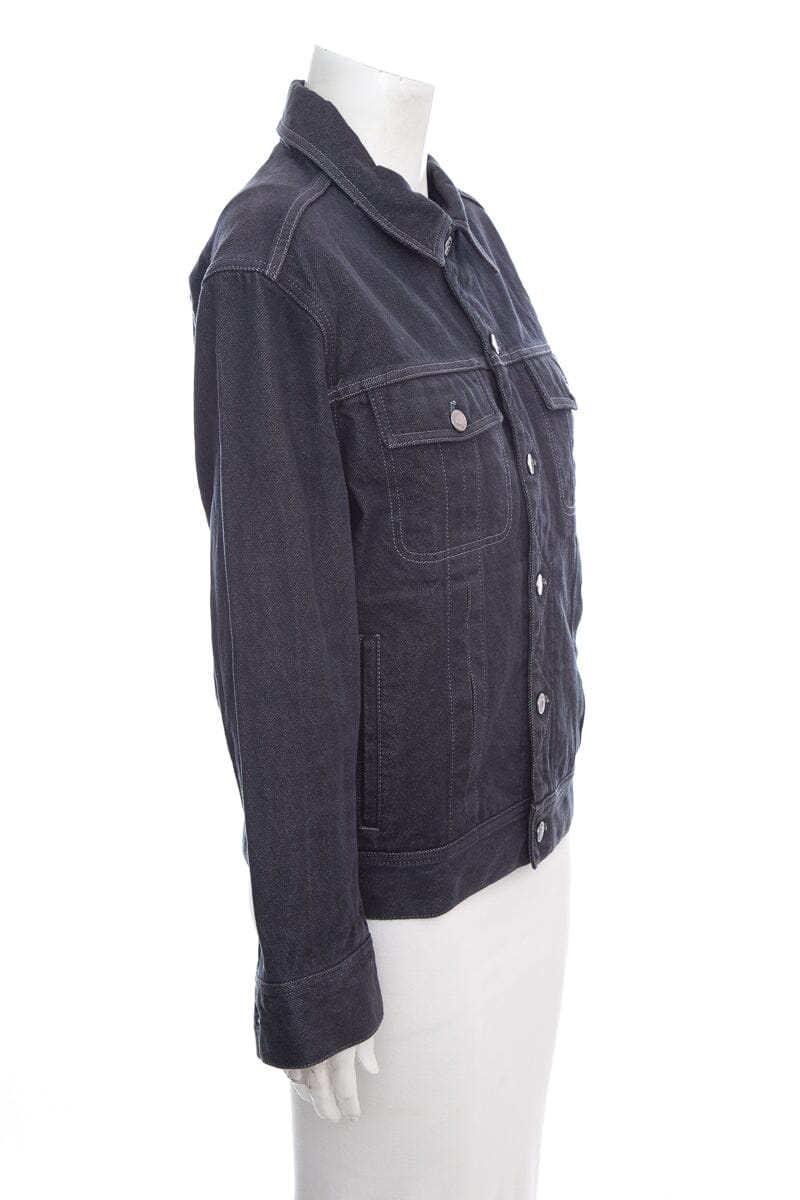 Louis Vuitton Dark Denim Button Up Jacket SZ 52