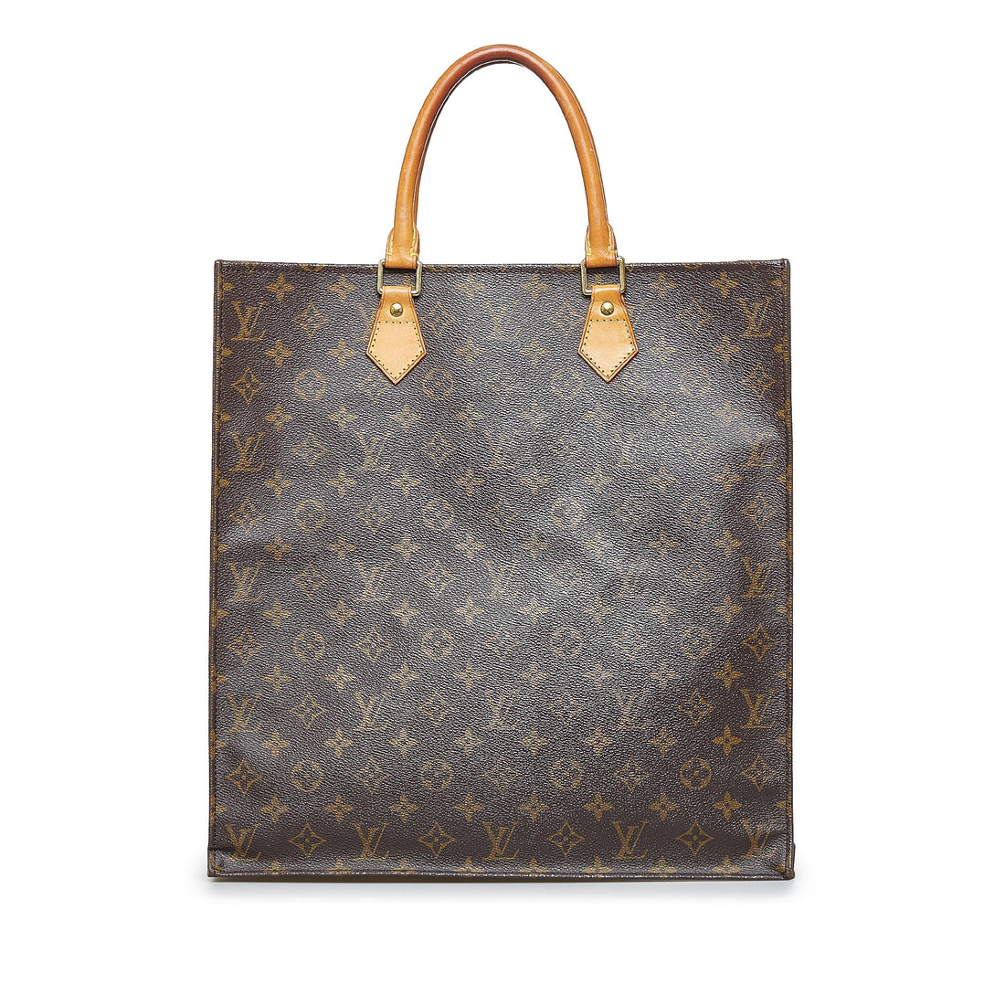 LOUIS VUITTON Monogram Sac Plat Tote Bag