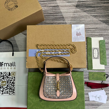 gg Jackie 1961 Mini Shoulder Bag Light Pink For Women, Women&#8217;s Bags 7.5in/19cm gg