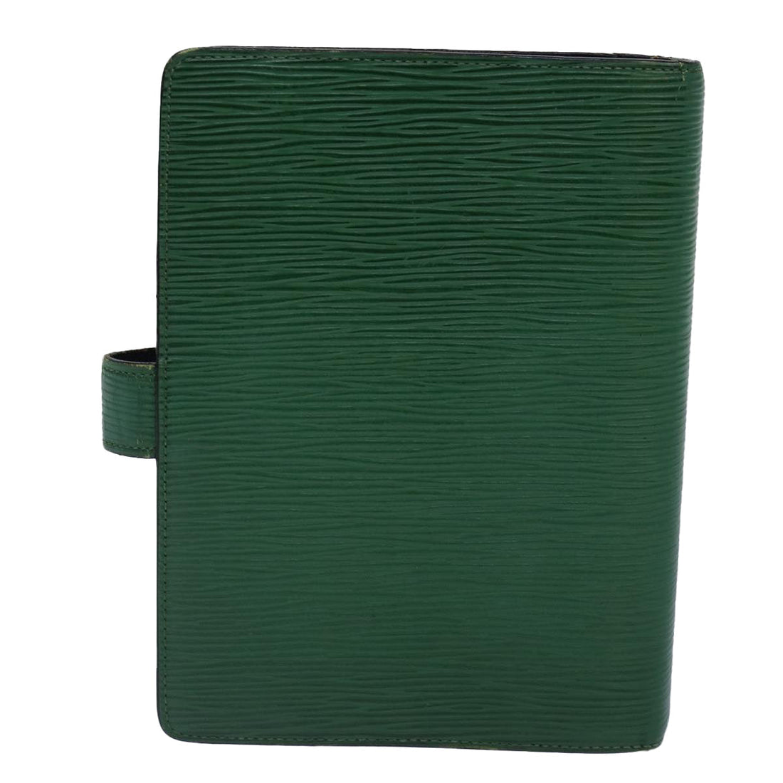 LOUIS VUITTON Epi Agenda MM Day Planner Cover Green R20044 LV Auth 87369
