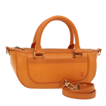 LOUIS VUITTON Epi Danura PM Shoulder Bag 2Way Orange Mandarin M5891H Auth 87943