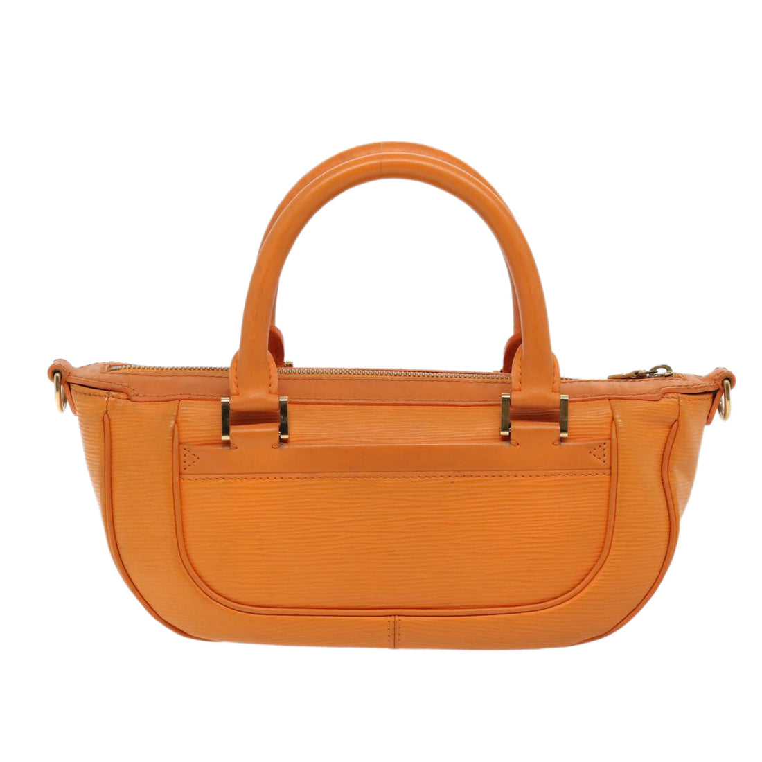 LOUIS VUITTON Epi Danura PM Shoulder Bag 2Way Orange Mandarin M5891H Auth 87943
