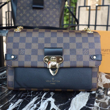 LV Vavin PM Damier Ebtlme Canvas Black For Womtlm, Womtlm’s Handbags, Shoulder Bags 9.8in/25cm LV N40108