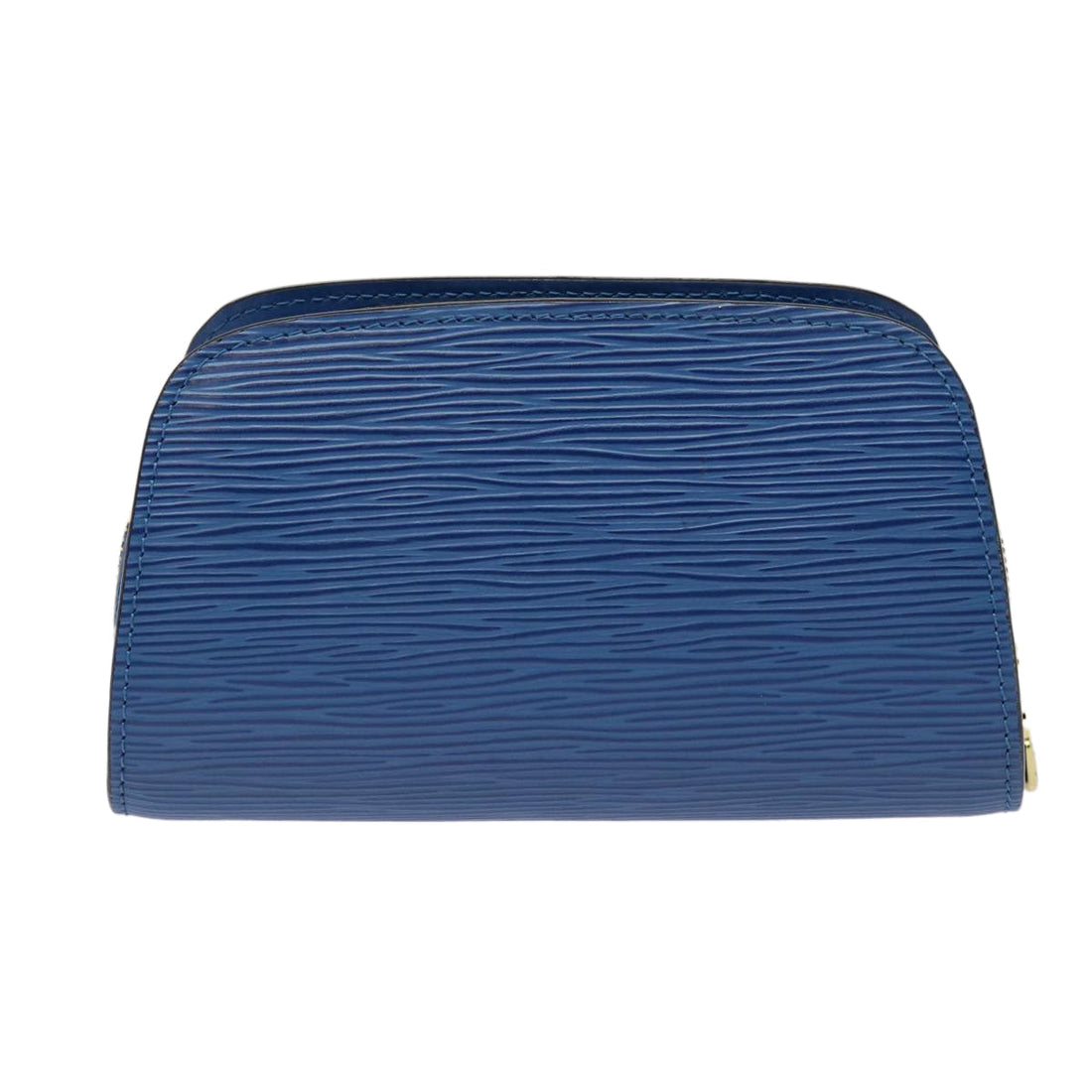LOUIS VUITTON Epi Dauphine PM Pouch Blue M48445 LV Auth 88777