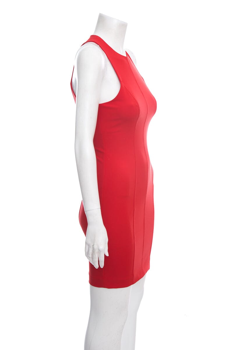 T Alexander Wang Red Sleeveless Mini Dress SZ XS