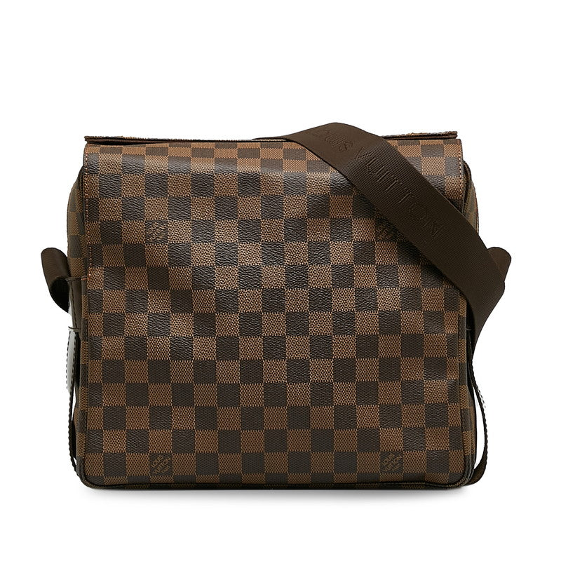 Louis Vuitton Damiere Naviglio N45255 Brown PVC Leather Lady Louis Vuitton