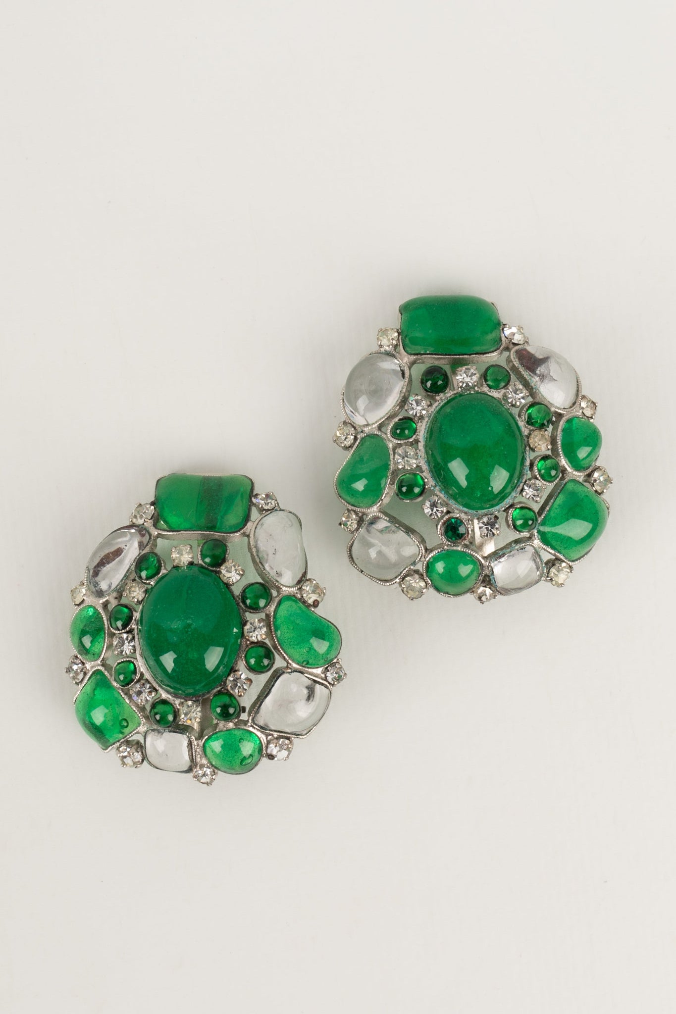 Boucles d'oreilles Gripoix pour Chanel