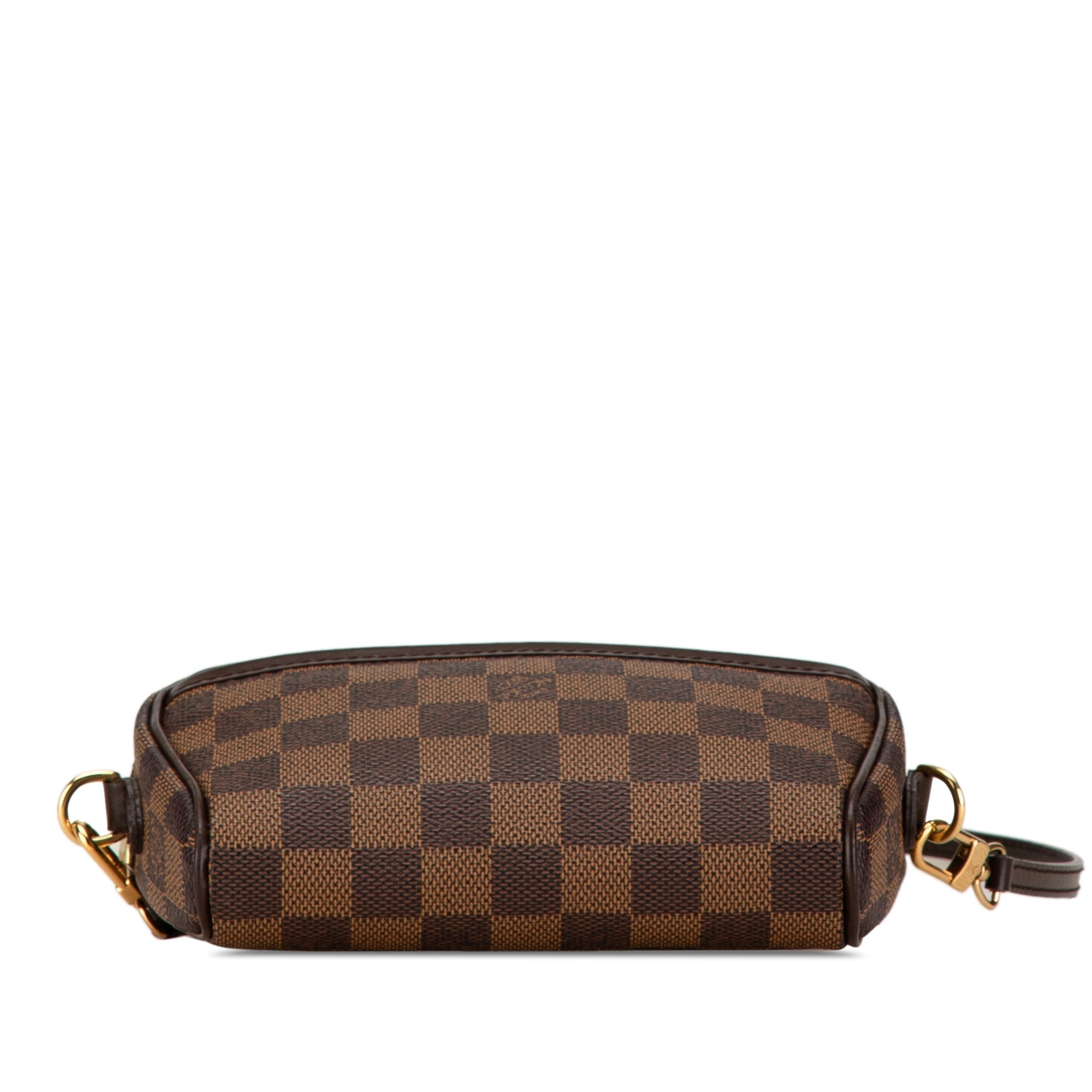 Brown Louis Vuitton Damier Ebene Ipanema Pochette Crossbody Bag