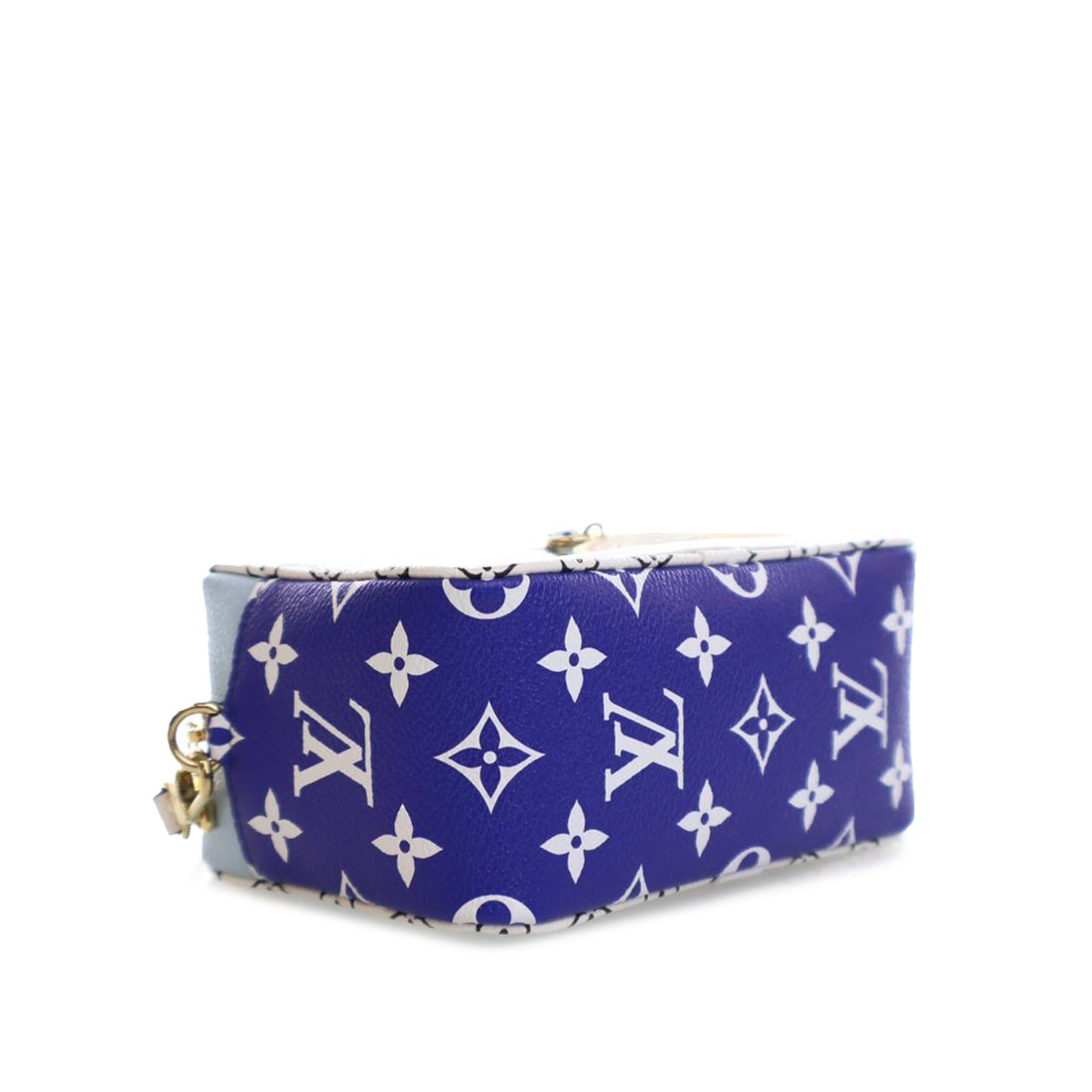 Blue Louis Vuitton Monogram Giant Beach Pouch Shoulder Bag