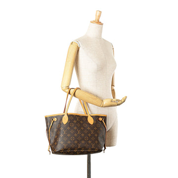 Brown Louis Vuitton Monogram Neverfull PM Tote Bag
