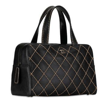 Chanel CC Wild Stitch Lambskin HandBag