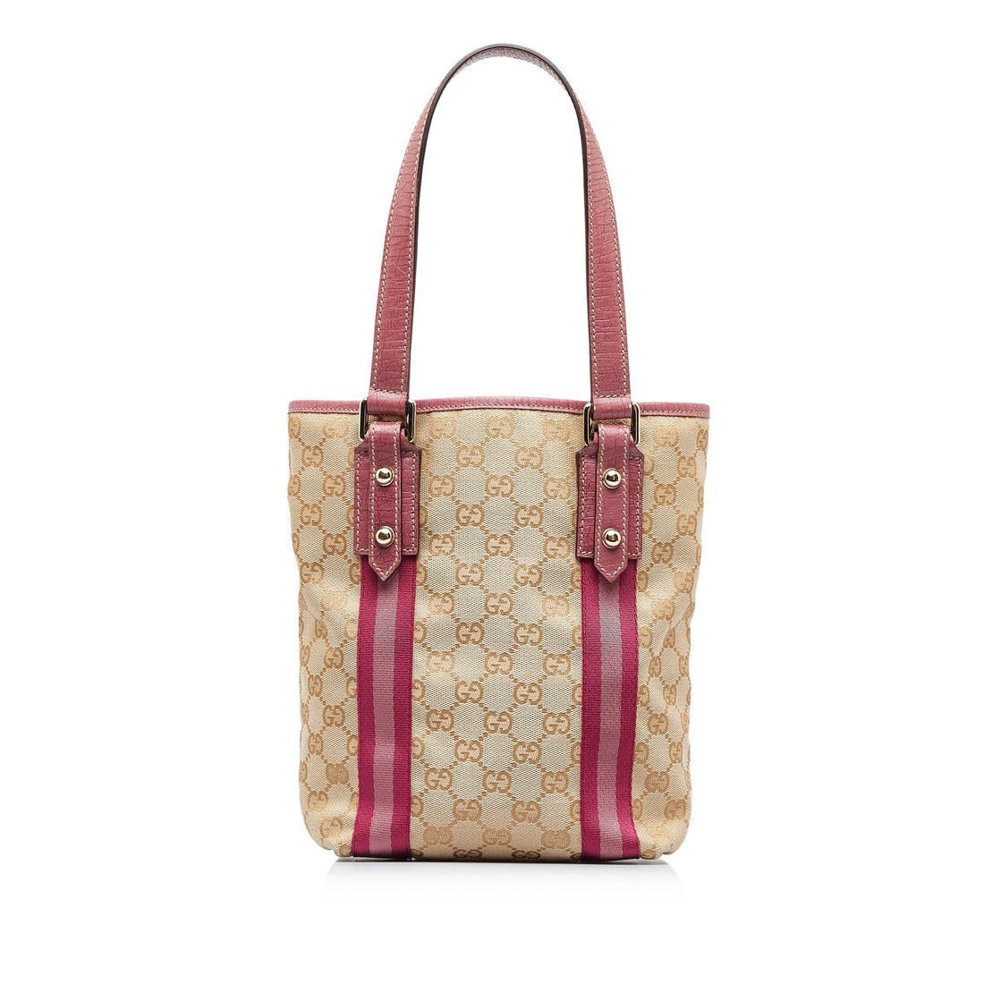 GUCCI GG Canvas Jolicoeur Tote Bag