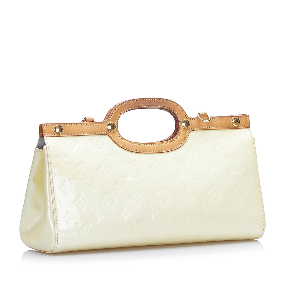 LOUIS VUITTON Monogram Vernis Roxbury Drive White