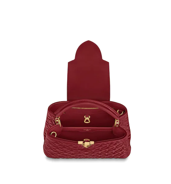 Louis Vuitton Capucines BB Rough Carmin